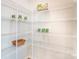 Walk-in pantry with ample shelving for food storage at 2513 Crimson Way, Monroe, NC 28112