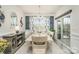 Bright dining room with elegant lighting and stylish decor at 4023 Gozzi Dr, Iron Station, NC 28080