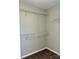 This closet is equipped with metal shelving at 7702 Brisbane Ct, Charlotte, NC 28215