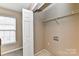 A closet with wire shelving and hookups for laundry at 7713 Dunoon Ln, Charlotte, NC 28269