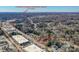 Aerial view of the property location only 5.3 miles from Charlotte Douglas International Airport at 921 Ambassador St # 1, Charlotte, NC 28208