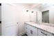 Elegant bathroom featuring a marble countertop, white cabinets, and modern fixtures at 0 6Th Nw St, Hickory, NC 28601