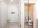 Modern shower with glass enclosure, mosaic tile accents, and a built-in seat at 0 6Th Nw St, Hickory, NC 28601
