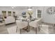 Elegant dining area featuring a glass table, modern chairs, and natural light at 10053 Jack Nicklaus Dr # 932, Lancaster, SC 29720