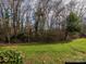 Spacious backyard featuring lush green grass and mature trees, offering privacy at 2900 Heathstead Pl # A, Charlotte, NC 28210