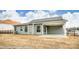 Backyard with a covered patio, a newly installed fence, and exterior siding at 3056 Bent Willow Dr # 175, Indian Trail, NC 28079