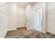 Spacious walk-in closet with carpeted floor and wire shelving for storage at 3056 Bent Willow Dr # 175, Indian Trail, NC 28079