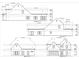 Detailed home blueprints showcasing the front, rear, and side elevations at 311 Meadow Creek Church Rd # 2, Locust, NC 28097