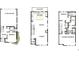 Detailed floor plan showcases the layout of this home, including garage, kitchen, and bedrooms at 3924 Craig Ave, Charlotte, NC 28211