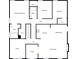 Second floor plan with multiple bedrooms, baths, a kitchen, a dining area, a living room, and a foyer at 414 Fox Fire Run, Gastonia, NC 28052