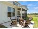 A charming outdoor space featuring comfortable seating surrounding a cozy fire pit at 419 Balboa St, Matthews, NC 28104