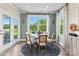 Cozy dining area with a round table, stylish chairs, and natural light at 419 Balboa St, Matthews, NC 28104