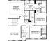 Upstairs floor plan including a primary bedroom, flex space, and three additional bedrooms at 419 Balboa St, Matthews, NC 28104