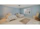 Bedroom featuring twin beds and a ceiling fan at 4605 Curraghmore Rd, Charlotte, NC 28210