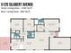 Detailed floor plan showcasing the layout of this 1183 sq ft home, including all rooms and dimensions at 5120 Silabert Ave, Charlotte, NC 28205