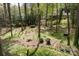 Secluded backyard surrounded by trees, offering a serene and private outdoor sanctuary at 7007 Chapparall Ln, Charlotte, NC 28215