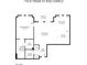 Layout featuring a primary bedroom, balcony, great room, kitchen, dining room, and primary bathroom at 718 W Trade St # 302, Charlotte, NC 28202