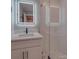 Modern bathroom with glass shower and stylish vanity at 908 Davenport St, Charlotte, NC 28208