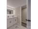 Bright bathroom with dual sinks and modern vanity at 908 Davenport St, Charlotte, NC 28208