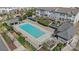 Enjoy a refreshing swim in the community pool with ample seating and shade for sunny days at 9330 Ainslie Downs St, Charlotte, NC 28273