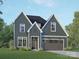 Charming two-story home featuring vertical siding, attached two car garage, and manicured lawn at 2019 Mandarin Blvd, Charlotte, NC 28205