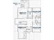 Layout of the second floor showing the primary bedroom, bathroom, and additional bedrooms at 2530 Elkwood Cir, Charlotte, NC 28205