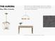 Office design board featuring a desk, pendant lighting, and modern accents at 2530 Elkwood Cir, Charlotte, NC 28205