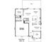 First floor plan showcasing the layout of the garage, Gathering room, dining room, office, and foyer at 3008 Dundee Ln, Fort Mill, SC 29707