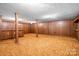 Spacious finished basement with wood paneling and a vintage bar for entertaining guests at 3087 E Nc Hwy 150 Hwy, Lincolnton, NC 28092