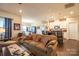 Inviting living area connected to the kitchen and dining space, perfect for modern living at 3624 County Down Ave # 5-14, Kannapolis, NC 28081