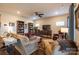 Spacious living area with hardwood floors, ample seating, and elegant decor at 3624 County Down Ave # 5-14, Kannapolis, NC 28081