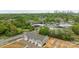 Aerial view of newly constructed townhouses with lush green trees and a skyline at 4113 Walking Ridge Rd # 56, Charlotte, NC 28208