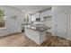 Contemporary kitchen equipped with an island and stainless steel appliances at 4113 Walking Ridge Rd # 56, Charlotte, NC 28208