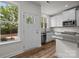 Modern kitchen featuring stainless steel appliances and bright natural lighting at 4113 Walking Ridge Rd # 56, Charlotte, NC 28208