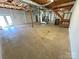 Large unfinished basement with stairs and potential for extra living or storage space at 4866 E Nc Hwy 150 Hwy, Lincolnton, NC 28092