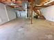 Unfinished basement with exposed beams and ductwork awaits your personalized design at 4866 E Nc Hwy 150 Hwy, Lincolnton, NC 28092