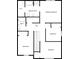 Second-floor layout includes primary bedroom, primary bath, W.I.C., hall, and three additional bedrooms at 8353 Ainsworth St, Charlotte, NC 28216