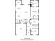 Floorplan of the home with GLA of 1905 sq ft; includes locations for living room, kitchen, dining room, bedrooms, and garage at 127 Tradesmen Trl, Troutman, NC 28166