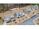An aerial perspective showcasing the home's positioning within a well-planned community at 14125 Derby Farm Ln, Charlotte, NC 28278