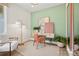 Bright home office with stylish decor, comfortable seating, and natural light at 1615 Shoals Ave # 158, Belmont, NC 28012