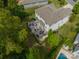 Expansive backyard view with a large deck ideal for outdoor entertaining, plus a glimpse of a refreshing pool at 2108 Clarion Dr, Fort Mill, SC 29707