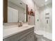 Contemporary bathroom showcasing a walk-in shower with a glass door and a modern vanity at 2108 Clarion Dr, Fort Mill, SC 29707