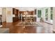 A view from the dining area showcasing the kitchen and the doorway to a large, open living space at 2108 Clarion Dr, Fort Mill, SC 29707