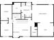 A detailed floor plan illustrating the layout of a home, including the bedrooms, baths, office and sitting room at 215 Madelia Pl, Mooresville, NC 28115
