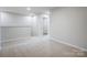 A neutral bedroom with carpet, white walls, and recessed lighting at 2280 Hedgecliff Rd, Kannapolis, NC 28025