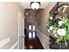 Inviting entryway with hardwood floors, fresh paint, and access to a spacious living area at 258 Lagoda Dr, Locust, NC 28097