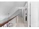 Upstairs hallway leading to the bedrooms at 2745 River Meadows Ct, Lincolnton, NC 28092