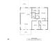 This detailed floor plan outlines the layout of the home, including the kitchen, bedrooms, baths, and living areas at 2853 W Zion Church Rd, Shelby, NC 28150