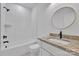 A clean and well-maintained bathroom is equipped with updated fixtures at 2855 W Zion Church Rd, Shelby, NC 28150