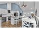 Open-concept kitchen and dining area perfect for entertaining and everyday living at 2855 W Zion Church Rd, Shelby, NC 28150